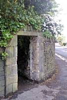 The old entrance at the corner of Willbutts Lane